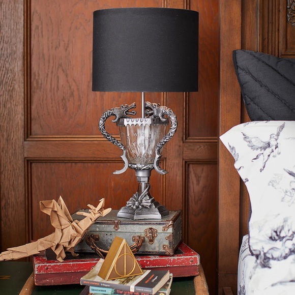 Pottery Barn Harry Potter Hogwarts TriWizard Tournament Lamp PLEASE READ - Picture 2 of 16